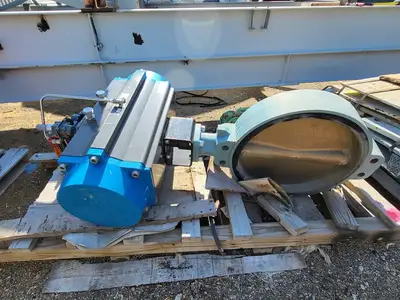 24" Class 150 Butterfly Valve w/ Actuator MERAC-350SRLN F16+F25