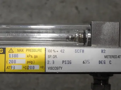 ABB 10A6131NB2B1A00AAEXBCD10 Global PurgeMaster Flowmeter Assembly New NIB