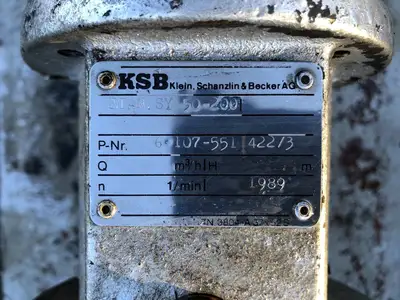Thermal Oil / Hot Water Pump No. ETAN. SY 50-200