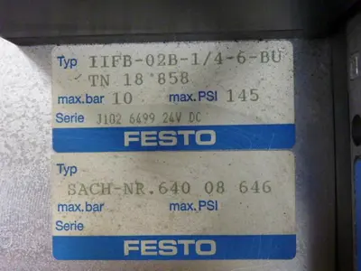USED FESTO IFB8-02