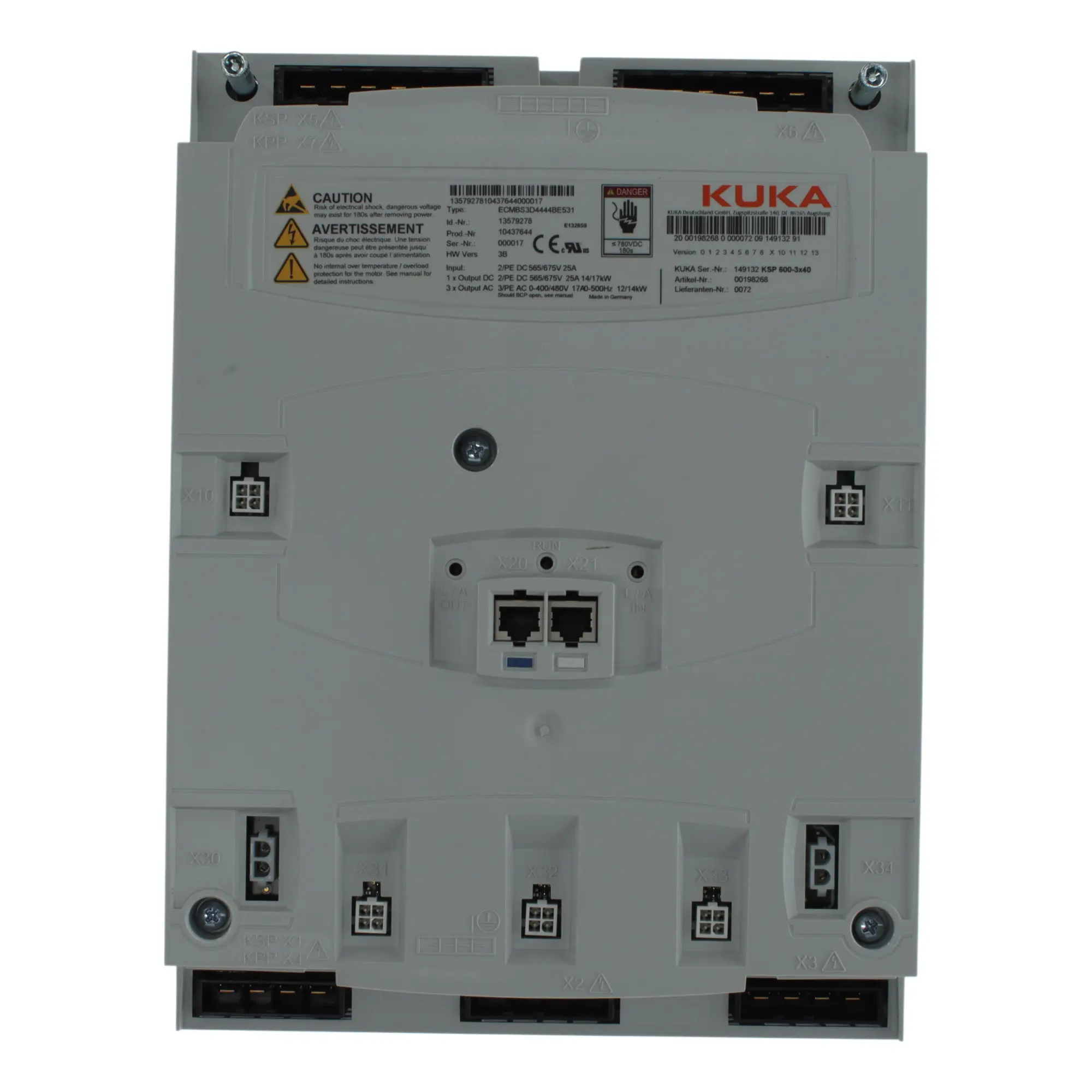 KUKA KSP Servo Pack 600 3×40 UL