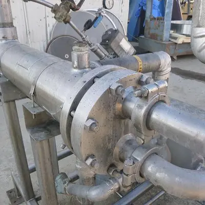 Heat Exchanger, Shell & Tube, S/st, Heat Transfer Pump Skid, (4) Pumps #S744939