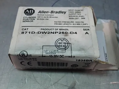 Used ALLENBRADLEY 871DDW2NP260D4 Proximity Sensors Ohio US | HGR 24 #1020178