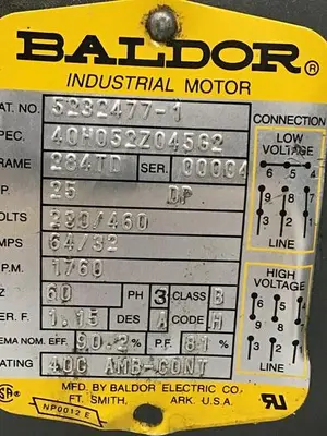 USED BALDOR 5232477-1