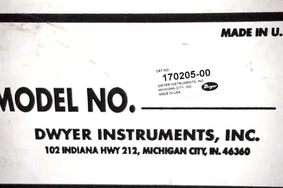 NEW DWYER 170205-00 PRESSURE GAUGE 17020500