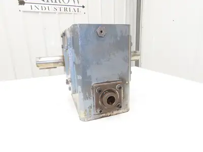 Morse Raider 450Q180LR30 Worm Gearbox 30:1 Reducer 6.2Hp 58rpm Dual Shaft Output