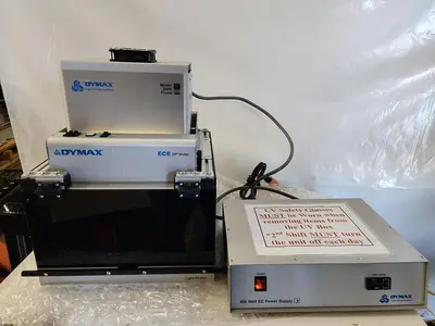 DYMAX MODEL 2000 FLOOD, ECE ZIP SHUTTER, LIHT SHEILD, 400 WATT POWER SUPPLY
