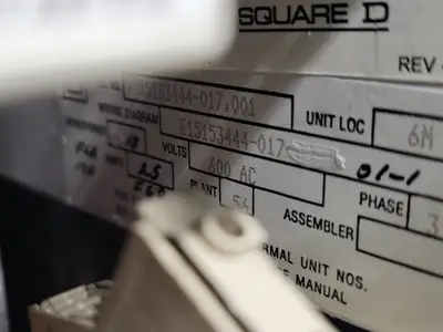 USED SQUARE D MODEL 6