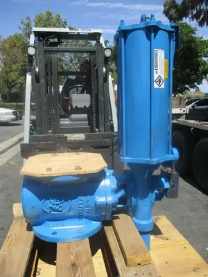 6" Dezurik, Eccentric Plug Valve, w/ Actuator, New