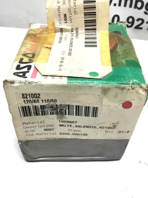 ASCO 8210G2 Red Hat Solenoid Valve 1/2″ NPT 6.1/8.1W 50/60Hz 5-150 Water PSI