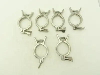 SCC 13MHHMQ-250 Sanitary Squeeze Clamp 2.5" Pipe For 3.2" Flange Lot of 6