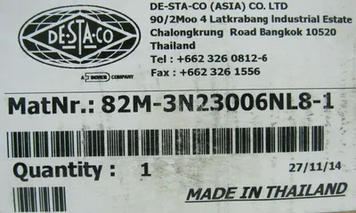 NEW DESTACO 82M-3N23006NL8-1 POWER CLAMP 82M3N23006NL81
