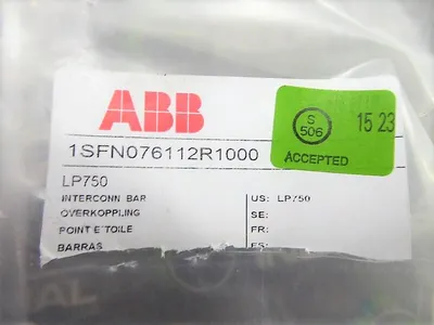 ABB 1SFN076112R1000 Interconnecting Bar LP750 New