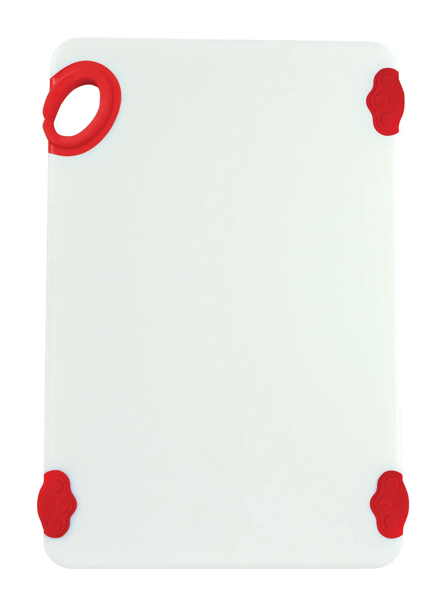 Cutting Board with Hook,12"x18"x1/2",Red (6 Each)