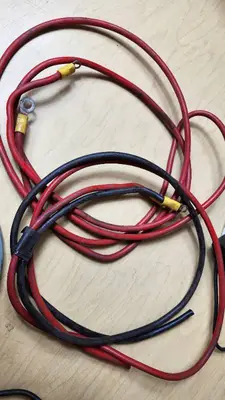 Mixed Electrical Components and Accessories including Various Cables, Connectors, and Switches