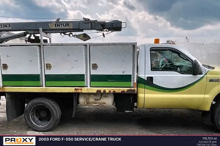 Used 2003 FORD F-550 SERVICE/CRANE TRUCK Service & Utility Trucks New Jersey US | Proxy Equipment #1384900
