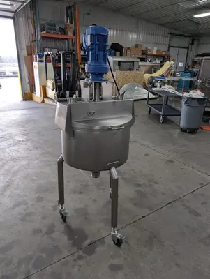 SS Single Wall 30 Gal. Mix Tank