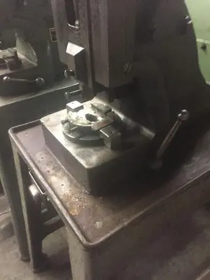 2595-510 Ruesch Type 7-Ton Heavy Duty Foot Stamping Kick Press, Model # 7