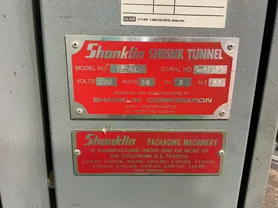 Used SHANKLIN T7XL Shrink Tunnels Ohio US | HGR 24 #1287387