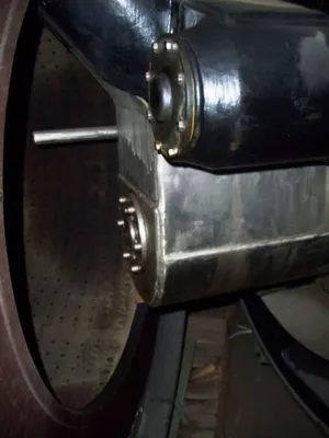 Krauss-Maffei HZ 125 peeler centrifuge, 316SS.