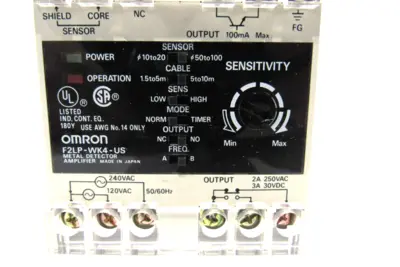 NEW OMRON F2LP-WK4-US METAL DETECTOR AMPLIFIER F2LPWK4US