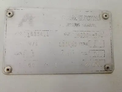USED PT INDUSTRIAL ELECTRIC CO. 16954.1