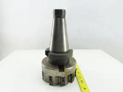 Ingersoll 6X4V-05R01 5" OD 10 Indexing Insert End Mill CAT 50 2.625" Projection