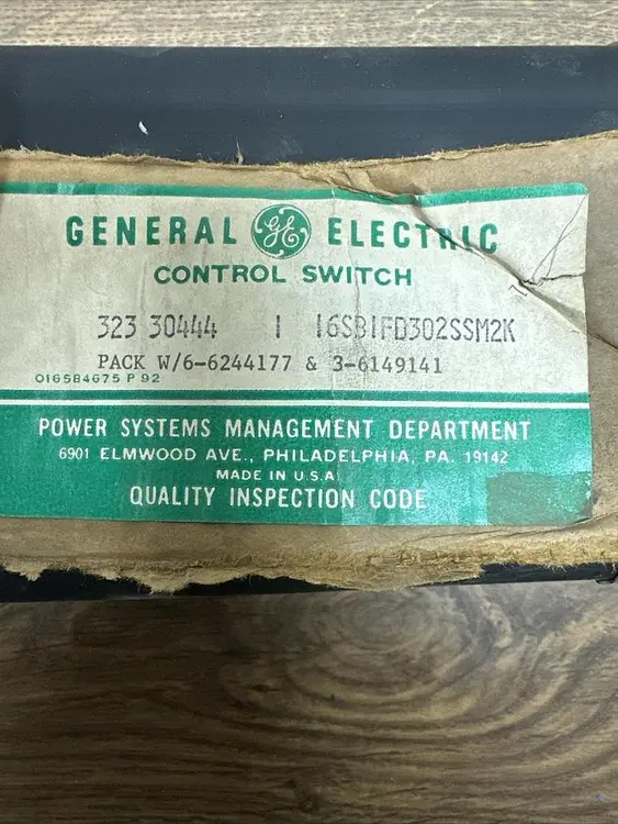 New | in-Stock GENERAL ELECTRIC 16SB1FD302SSM2K Miscellaneous Equipment (Electrical & Power) Ohio US | Surplus Asset Holdings #1242269