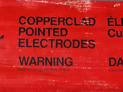 Copperclad Pointed Electrodes (Box of 50)