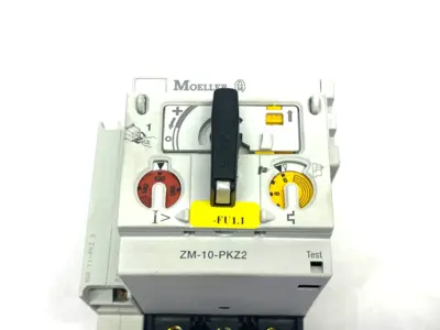 USED MOELLER MOTOR PROTECTION BREAKER ASSEMBLY