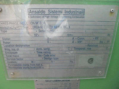 USED ANSALDO SISTEMI INDUSTRIALI -