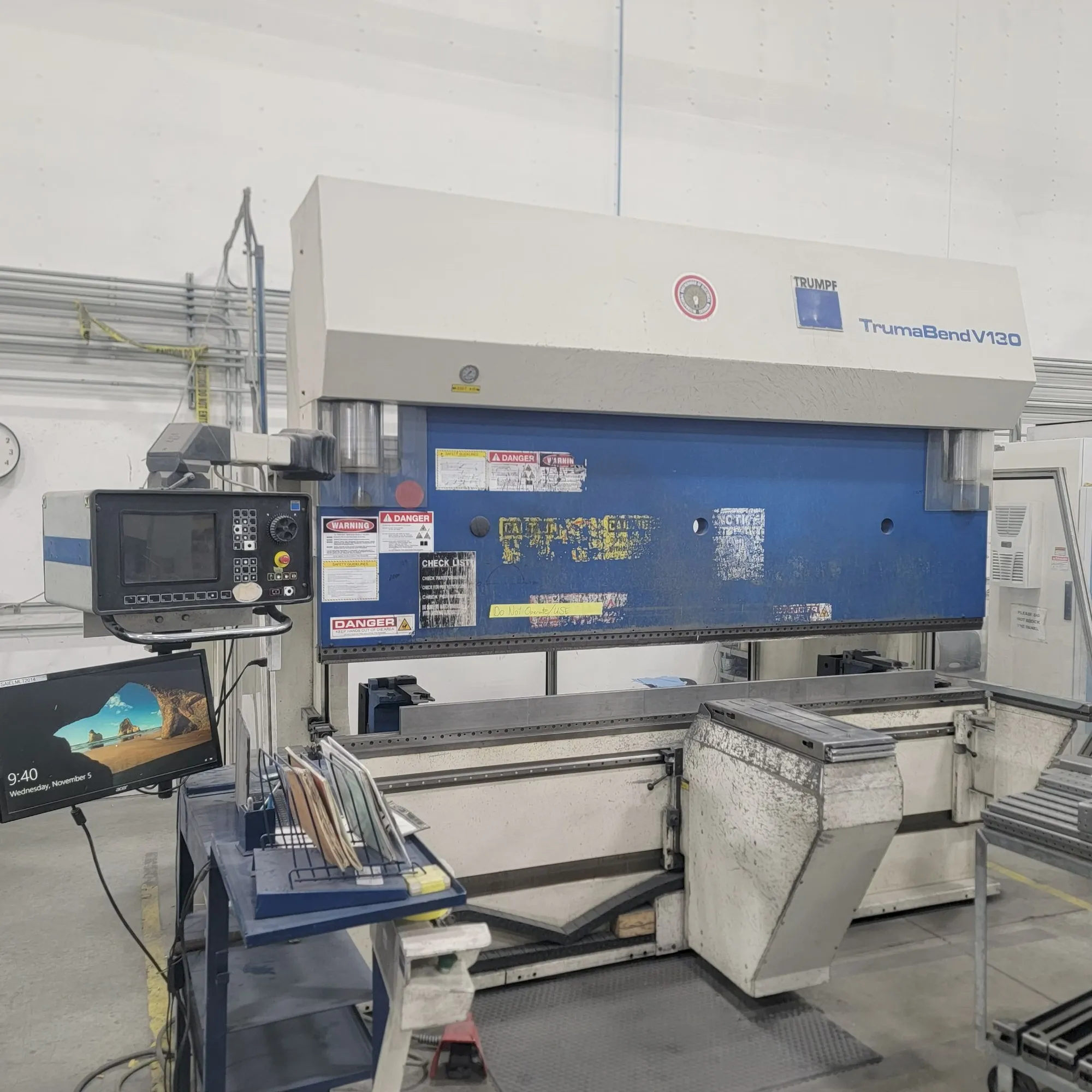 USED 2000 TRUMPF TRUMABEND V130