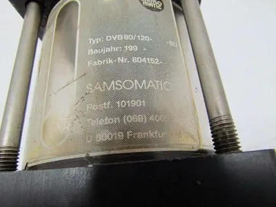 Samsomatic DVB80/120-7.4-SU 7.4:1 Air to Hydraulic Amplifier Spindle Positioner