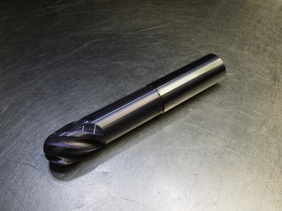 Kyocera / SGS 1" 6 Flute Carbide Ball Endmill 1" Shank 35231 (LOC2864A)