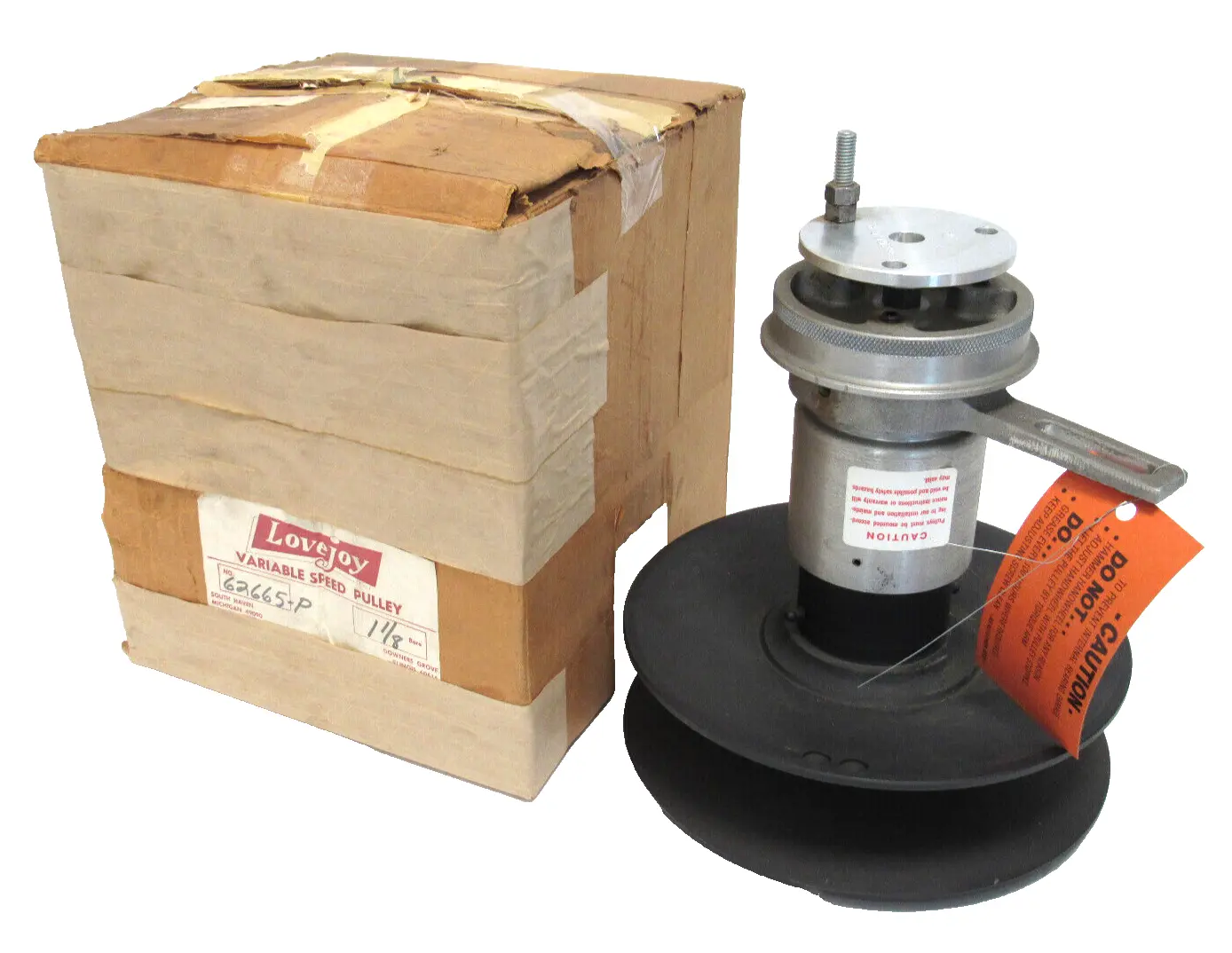 NEW LOVEJOY 62665-P VARIABLE SPEED PULLEY 1-1/8" BORE