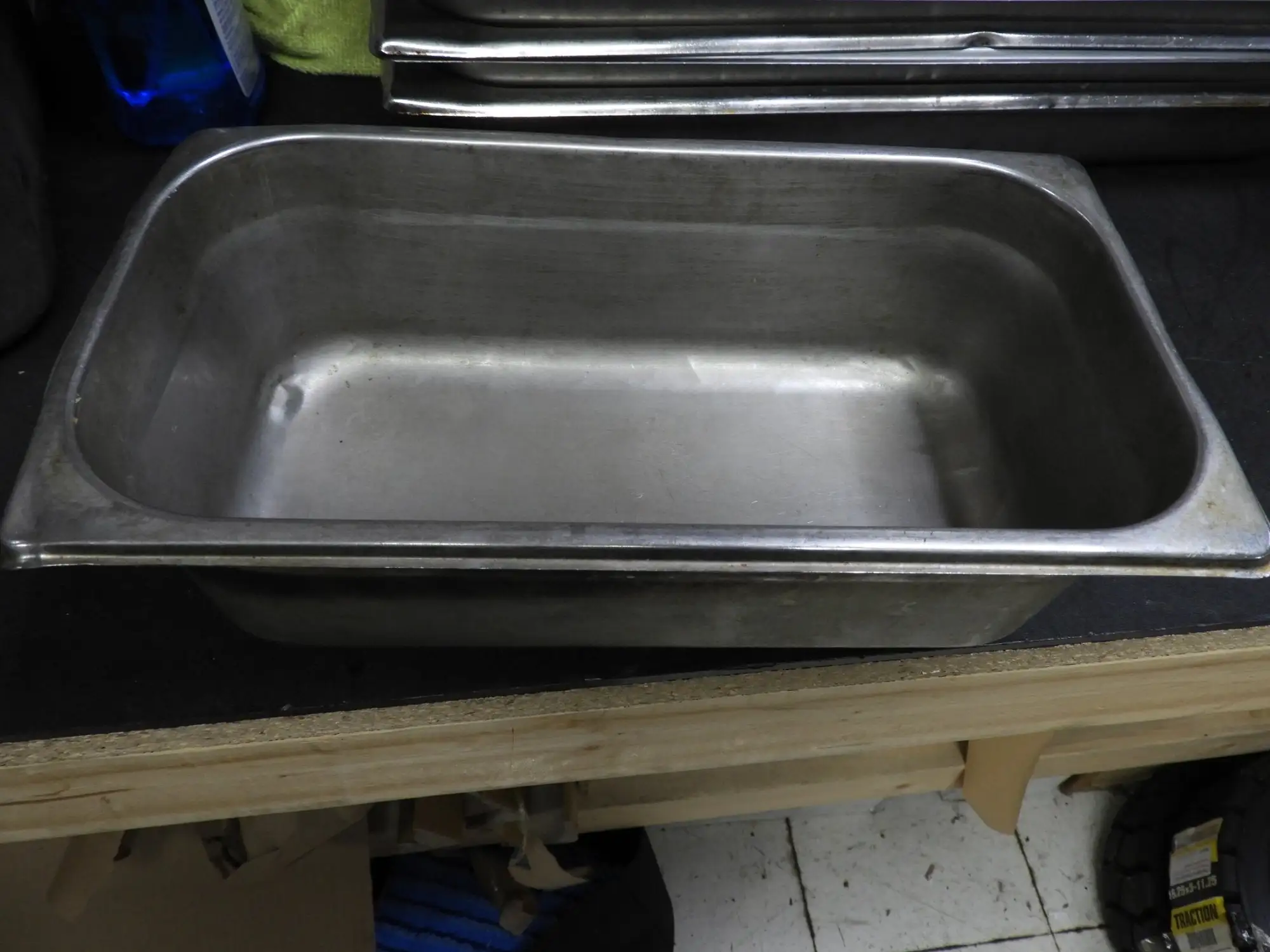 Used Falcon Restaurant Supply Used 1/3 Size Stainless Steel Steam Table / Hotel Pan - 4" Deep Steam Pans Illinois US | Falcon Restaurant Supply #1376554
