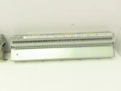 Allen Bradley 1492-J4 Terminal Block With 2 DIN Rails 600V Lot of 119