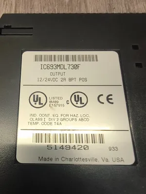 Used GE FANUC IC693MDL730F PLC Input & Output South Carolina US | ESS Industrial Equipment Sales #1275077
