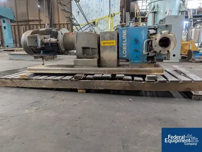 USED Lobeline Lobeline Rotary Lobe Pump, S/S, Model AR60-4