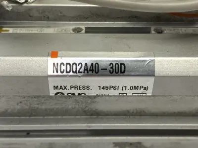 USED SMC PNEUMATIC COMPACT CYLINDER 40MM BORE 30MM STROKE