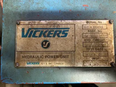 Twin Hydraulic Power Pack, 50HP + 20HP Motors