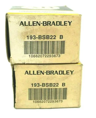 2 NEW ALLEN BRADLEY 193-BSB22 OVERLOAD RELAYS 193BSB22