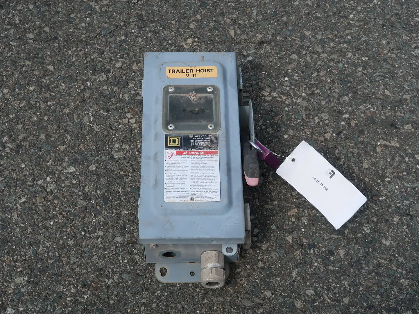 USED SQUARE D CHU361AWK
