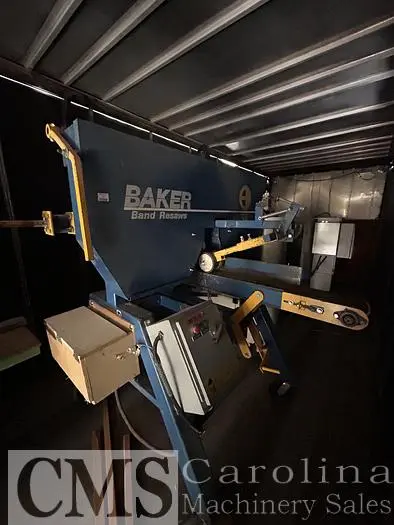 Used 1993 BAKER BBR-O SINGLE HEAD RESAW Sawmill Resaws | CAROLINA MACHINERY SALES #421321