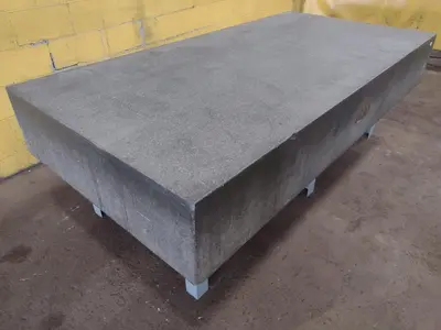 8' X 4' X 14" CHALLENGE PRECISION LAYOUT INSPECTION GRANITE TABLE: STOCK #23797