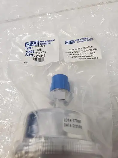 Used WIKA 4277443 Semiconductor Parts California US | Advanced Capital Equipment Sales #435700