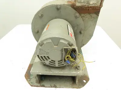 Dayton Electric Blower Fan 1 HP 3450 RPM 1 HP  4" Inlet 6.5" Outlet 10 Impeller