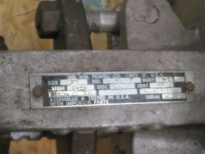New | in-Stock POWELL B163 Pump & Valve Parts Texas US | Aucto #1308572