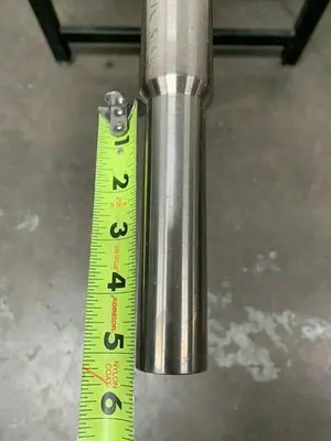USED LIGHTNIN E95755002 STAINLESS STEEL MIXING ROD / IMPELLER SHAFT, 94"