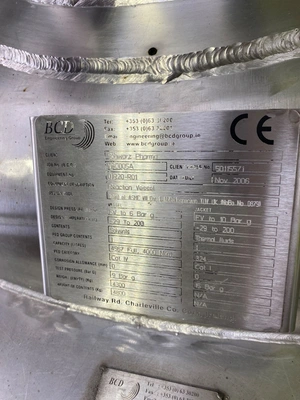 USED BCD ENGINEERING 4,000 Litre